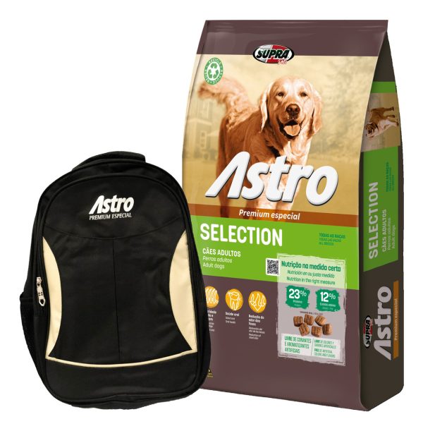 Astro Selection 17kg Comida Secada Perro Adulto
