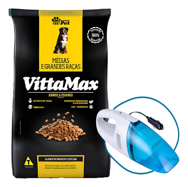 Comida Vittamax Perro Adulto Raza Mediano Y Grande 25 Kg
