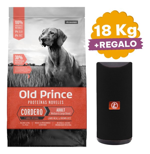 Alimento Old Prince Noveles Cordero Arroz Perro Adulto 18 Kg - Imagen 2