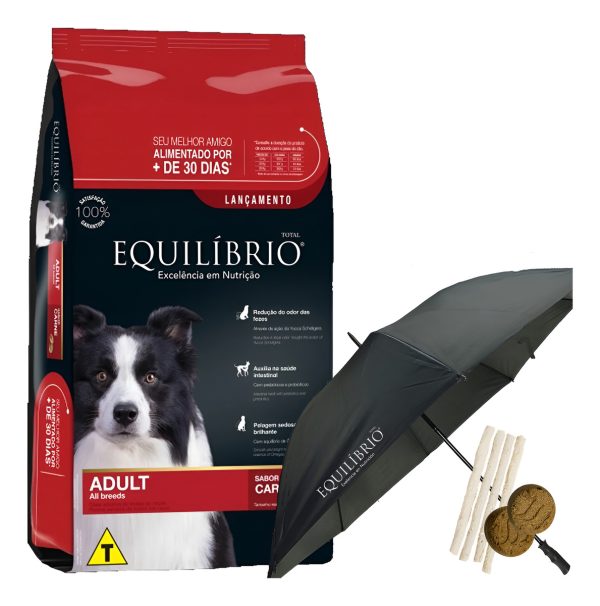 Alimento Equilibrio Perro Adulto Carne 18 Kg + Regalo