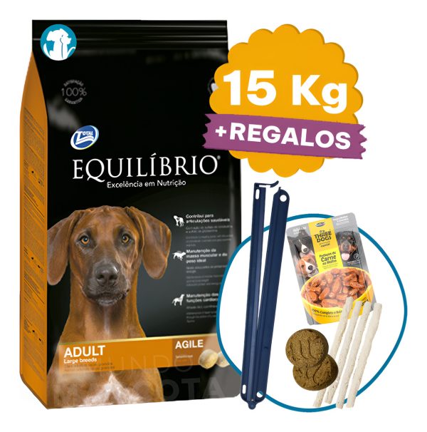 Comida Equilibrio Adulto Raza Grande 15 Kg