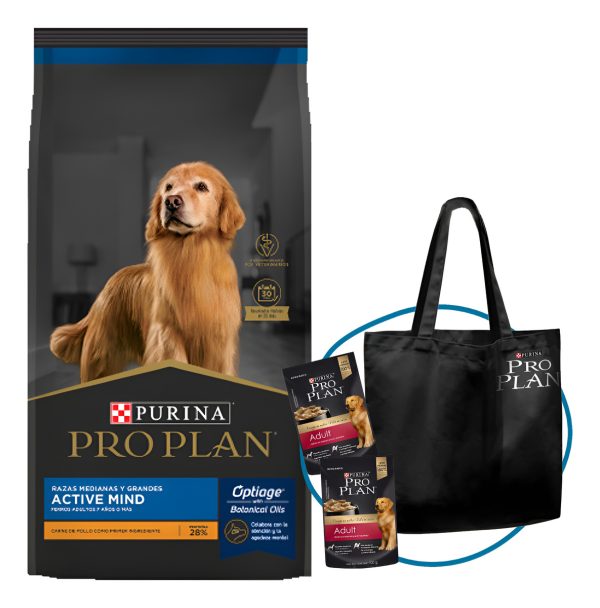 Pro Plan Senior Active Mind Raza Mediana Y Grande 15 Kg