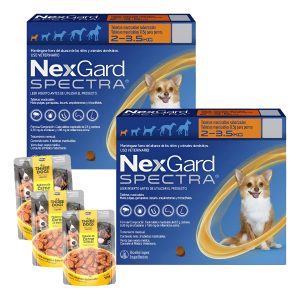Nexgard Spectra 2/3,5 Kg Antiparasitario Interno Externo X2