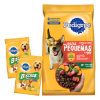 Comida Pedigree Perro Adulto Raza Pequeña 21 Kg + 2 Biscrock