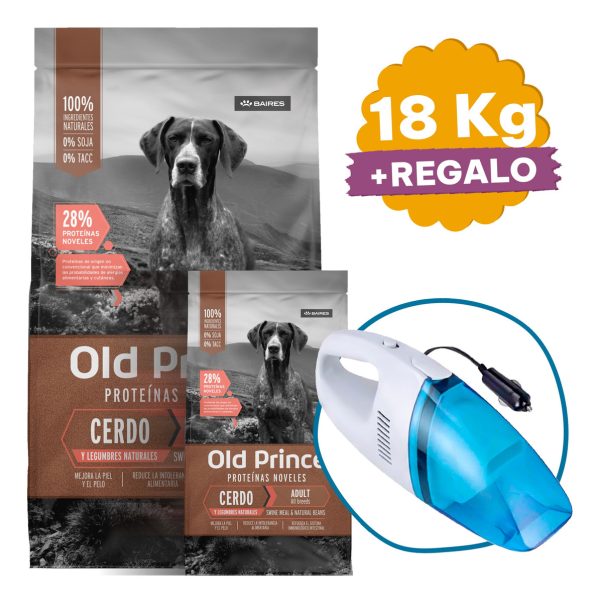 Alimento Old Prince Noveles Cerdo Y Legumbres Perro Ad 18 Kg - Imagen 2