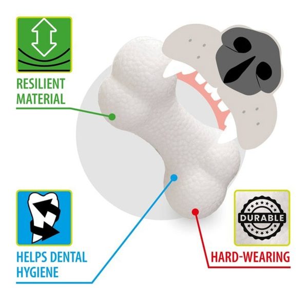 Hueso Chewa Boing Bone L Blanco Ferplast - Imagen 3