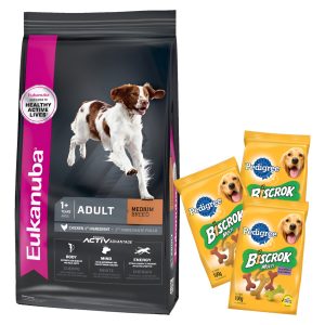 Eukanuba Adulto Raza Mediana 15 Kg + Regalos