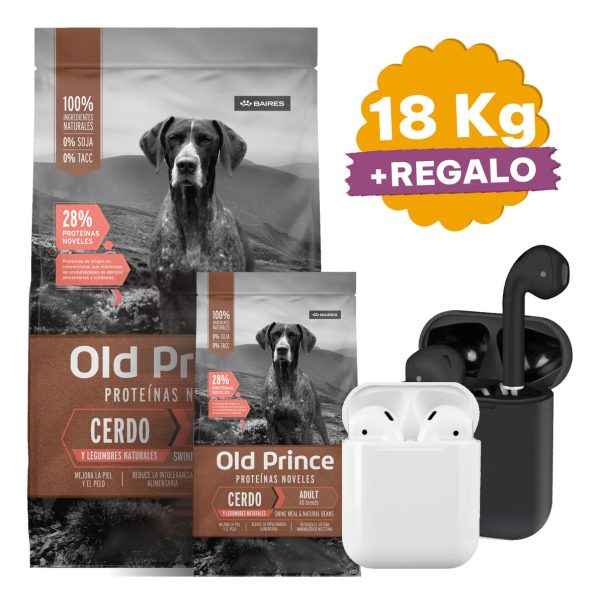 Comida Old Prince Noveles Cerdo Y Legumbres Perro Adult 18kg - Imagen 2
