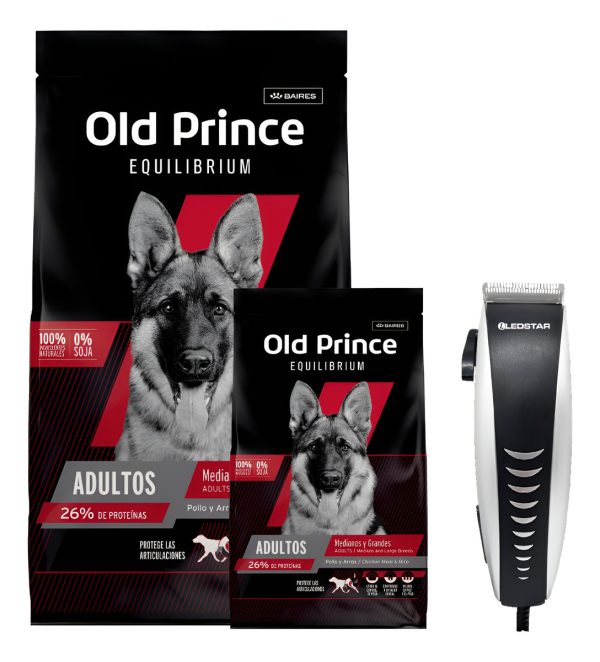 Alimento Old Prince Equilibrium Perro Adulto Med Gra 20 Kg