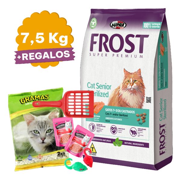 Alimento Gato Frost Cat Senior 10,1 Kg + Regalo + Envío