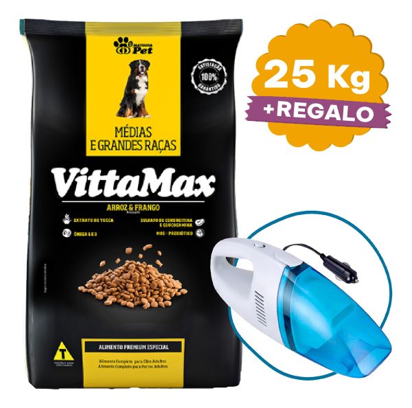 Comida Vittamax Perro Adulto Raza Mediano Y Grande 25 Kg - Imagen 2