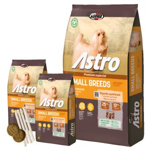 Comida Astro Small Breed Perro Raza Pequeña 10 Kg + 5 Kg