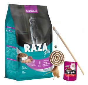 Raza Gato Adulto Castrado Carne y Pollo 15 kg