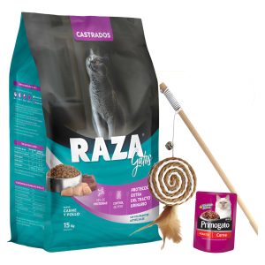 Raza Gato Castrado Carne Y Pollo 15 Kg