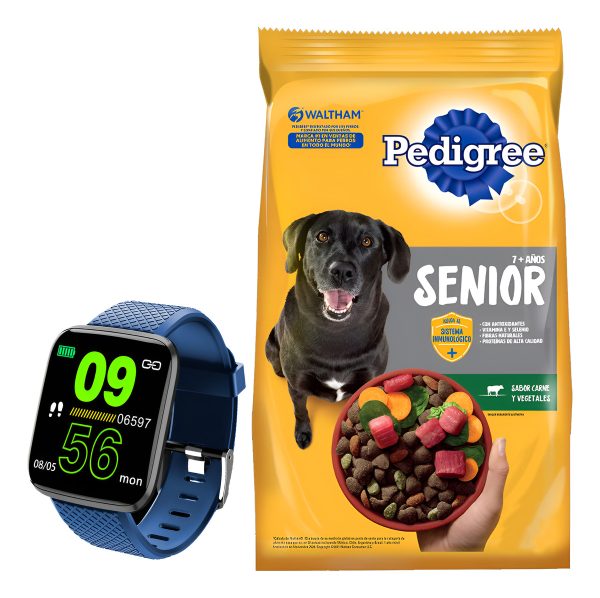 Alimento Perro Pedigree Adulto Mayor 21 Kg + Regalo
