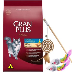 Gran Plus Menú Gato Adulto Castrado Pollo y Arroz 10,1 kg