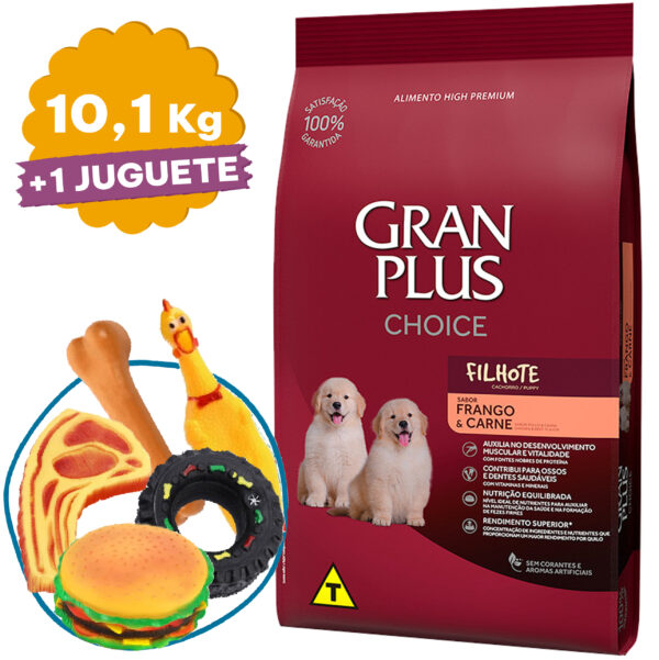 Gran Plus Choice Perro Cachorro Todas Las Razas 10,1 Kg - Imagen 2
