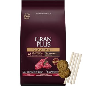 Gran Plus Gourmet Perro Adulto Mediano y Grande Cordero 3 kg