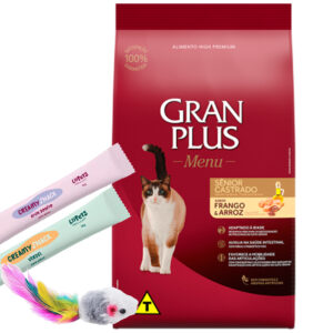 Gran Plus Gato Adulto Senior Castrado 10,1 Kg / Sabor Pollo y Arroz