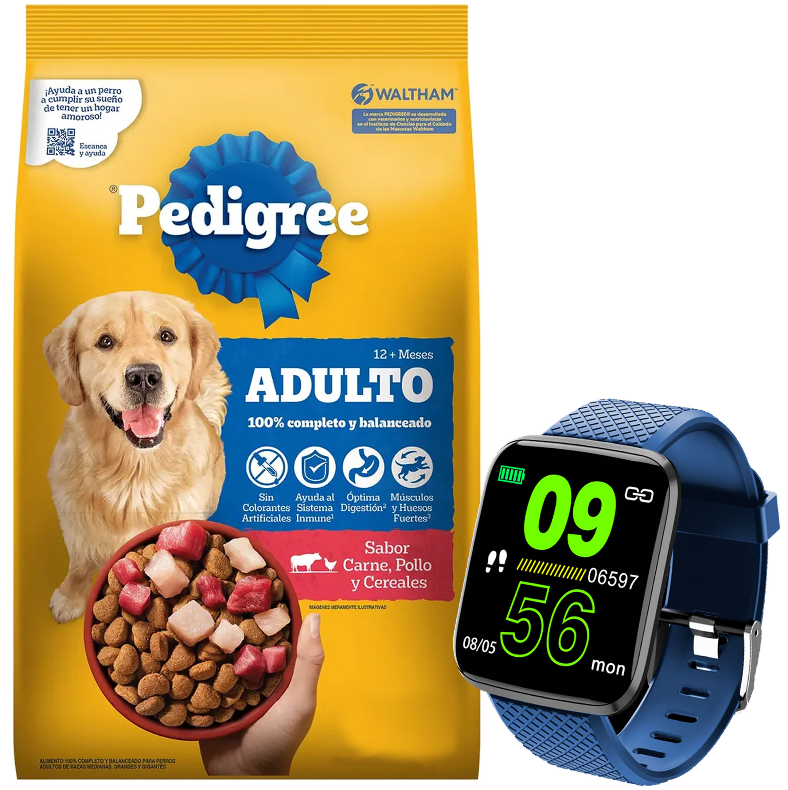 Pedigree Perro Adulto Carne Pollo y Cereales 21 kg