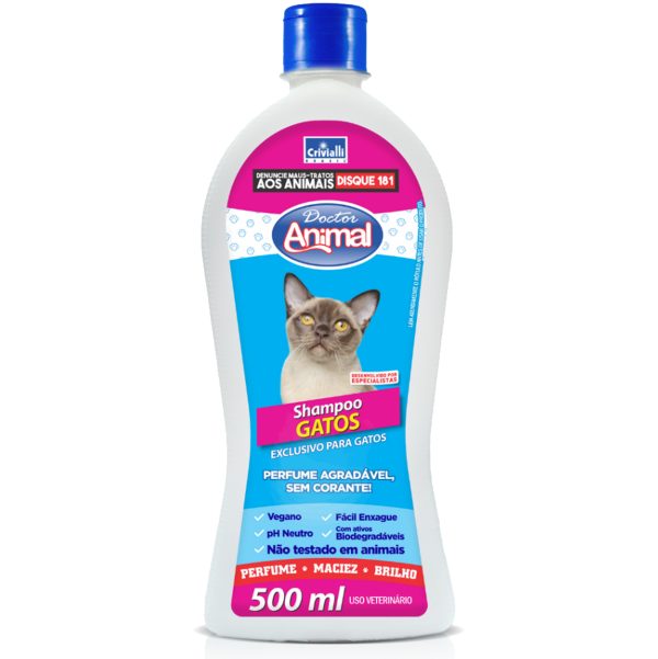 Shampoo Para Gatos Doctor Animal 500 Ml