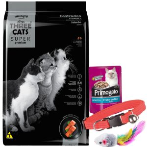 Three Cats Super Premium Gato Adulto Castrado 10 Kg