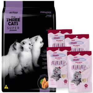Three Cats Super Premium Gato Cachorro / Kitten 10,1 Kg