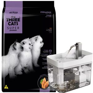 Three Cats Super Premium Gato Cachorro / Kitten 10,1 Kg