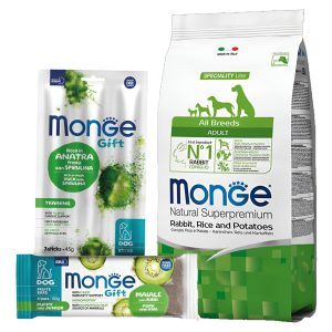 Monge Monoprotein Adulto Todas Las Razas Conejo/arroz 12 Kg
