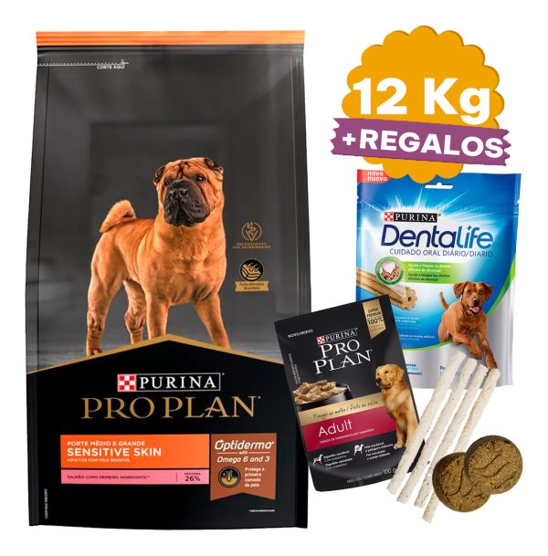 Ración Purina Pro Plan Perro Adulto Sensitive Skin 15 Kg - Imagen 2