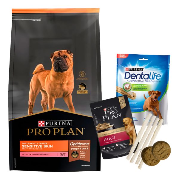Ración Purina Pro Plan Perro Adulto Sensitive Skin 15 Kg