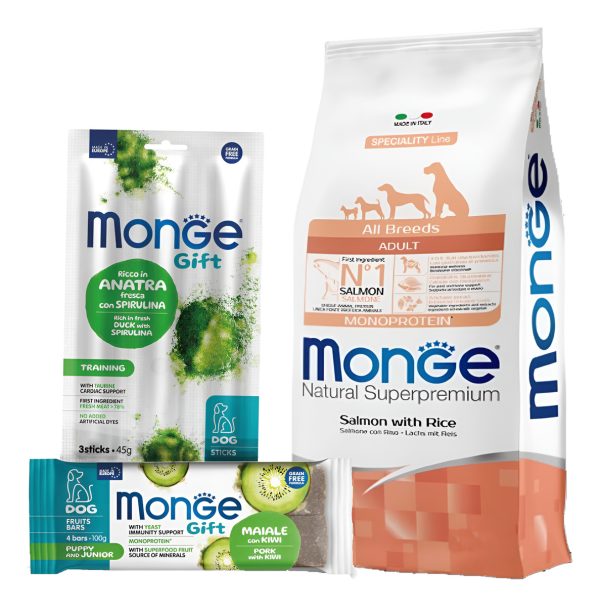 Monge Monoprotein Adulto Todas Las Razas Salmón/ Arroz 12 Kg