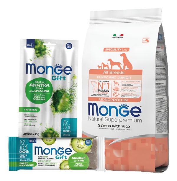 Monge Monoprotein Perro Cachorro Sabor Salmón Y Arroz 12 Kg