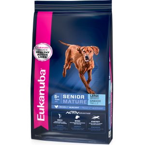 Eukanuba Perro Adulto Senior Raza Grande 12.9 Kg (BOLSA CON DETALLE)