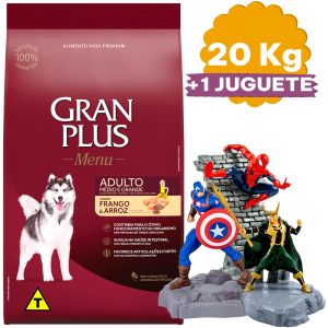 Gran Plus Menú Perro Adulto Raza Mediana y Grande 20 Kg