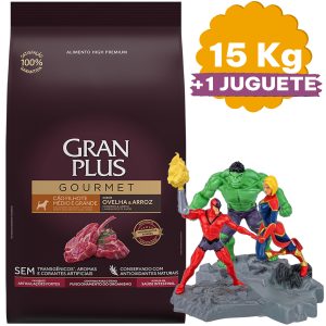 Gran Plus Gourmet Perro Cachorro Mediano/ Grande Cordero 15 Kg