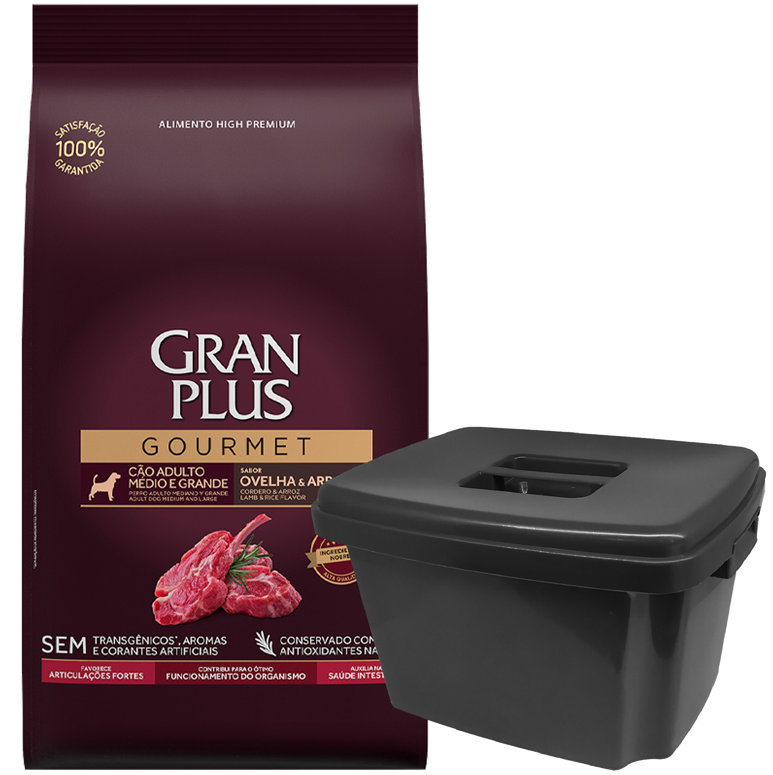 Gran Plus Gourmet Perro Adulto Mediana/Grande Cordero 16 Kg