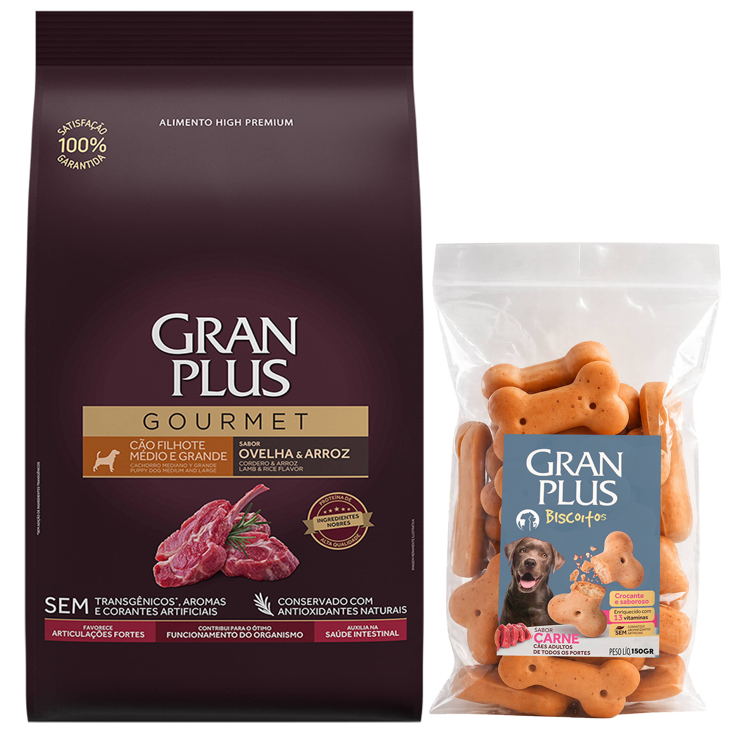Gran Plus Gourmet Perro Cachorro Mediano/ Grande Cordero 16 Kg