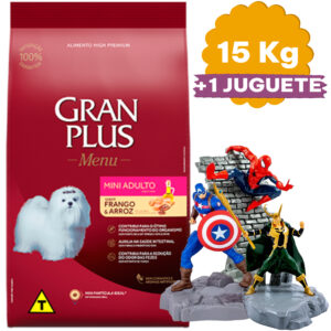 Gran Plus Menú Perro Adulto Raza Mini 15 Kg