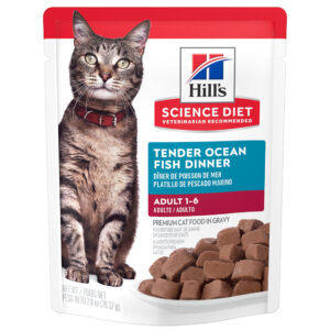 Pouch Hills Gato Adulto Sabor Pescado/ Ocean Fish 80 Gr