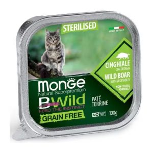 Paté Monge BWild Gato Adulto Jabalí 100gr