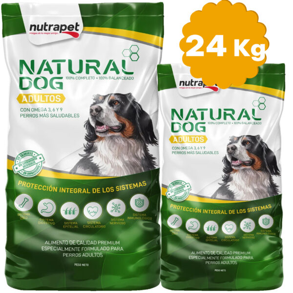 Natural Dog Perro Adulto 22 + 2 Kg