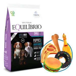 Comida Equilibrio Perro Cachorro Raza Peq 7,5 Kg + Regalos