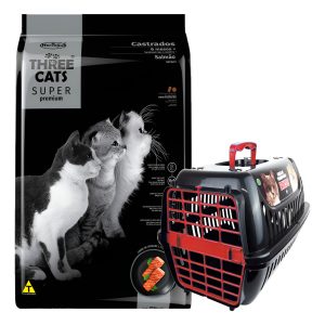 Three Cats Super Premium Gato Adulto Castrado 15 Kg