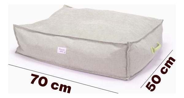 Cama Para Mascota Futón Gris Grande - Imagen 2