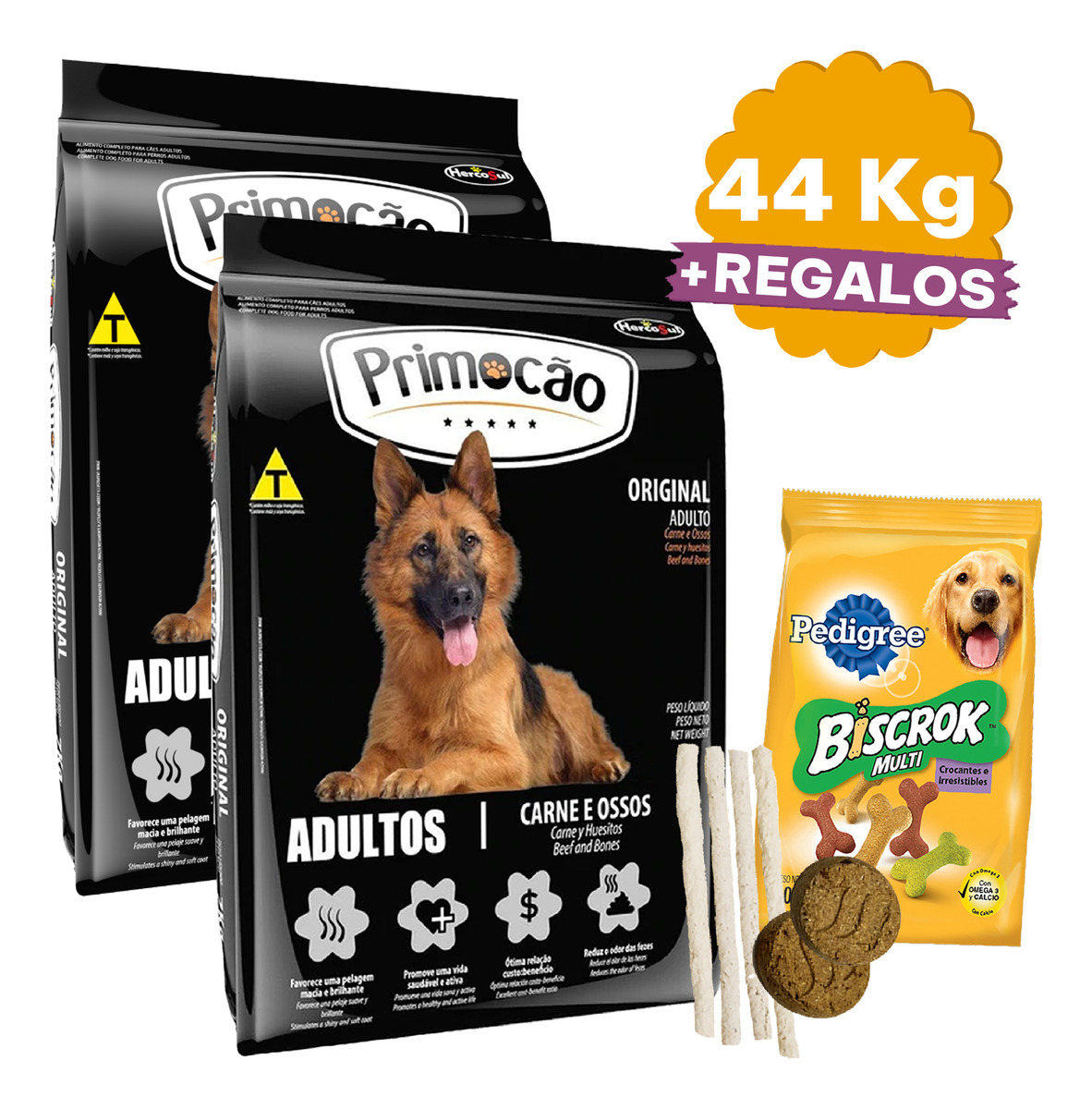 Comida De Perro Primocao Original Adulto + Regalo - Imagen 2