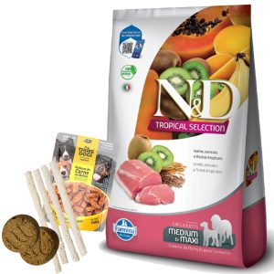 N&D Tropical Perro Adulto Mediano Y Grande Cerdo 2,5 Kg