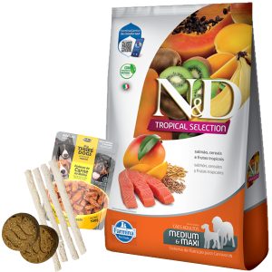 N&D Tropical Perro Adulto Mediano Y Grande Salmón 2,5 Kg