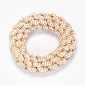 Juguete Para Perros Rosca Cuerda Beige