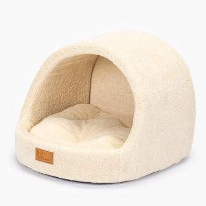 Cama Casita Pared Removible Beige